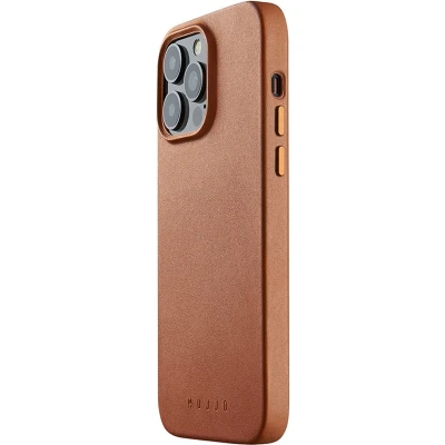 Afbeelding van MUJJO Leather Case with MagSafe iPhone 14 Pro Max bruin CL 029 TN