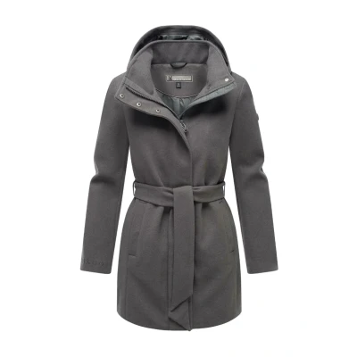 Afbeelding van Marikoo Katalinaa Halflange jas, Dames, Maat: Medium, Dark grey