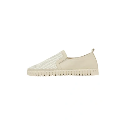 Afbeelding van Ilse Jacobsen Tulip Instappers, Heren, Maat: 41, Kit pearled ivory Kunststof/ nylon