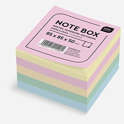 Afbeelding van Interdruk KOSPAPFKNK5 memoblok bulk meerkleurig 85 x 50 mm ( 500 vellen)