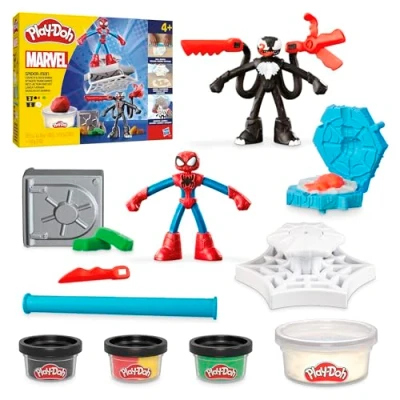 Image de Pâte à modeler Play Doh Marvel Spider Man Attaque Tranchante
