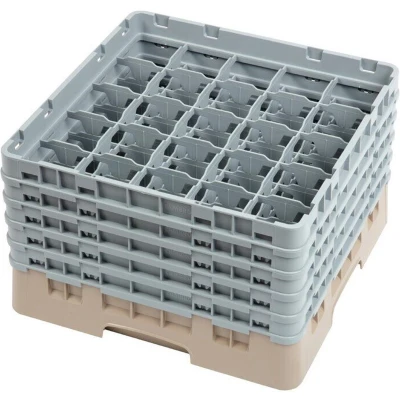 Afbeelding van Cambro Camrack vaatwaskorf met 25 compartimenten max. glashoogte 25,7cm