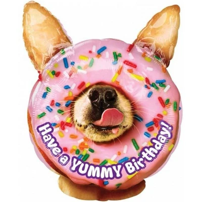 Afbeelding van Basic Folie Ballon Have A Yummy Birthday 35X45 Cm