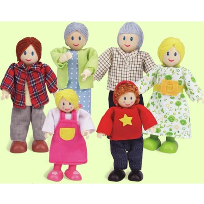 Afbeelding van Hape Puppenfamilie Europ�isch