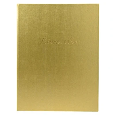 Image de Livre d&#039;or Exacompta Balacron avec titre 27x22cm Or 100p