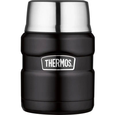 Afbeelding van Thermos Voedseldrager King Zwart Mat 450 ml