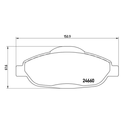 Afbeelding van MAGNETI MARELLI 363700461101 Remblokkenset Zonder slijtage waarschuwingscontact Met remzadelschroef PEUGEOT: 3008 I, 5008 308 I Hatchback