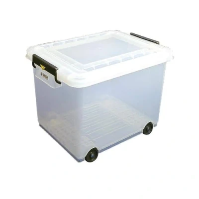 Afbeelding van Araven mobiele voedselcontainer met deksel 50L