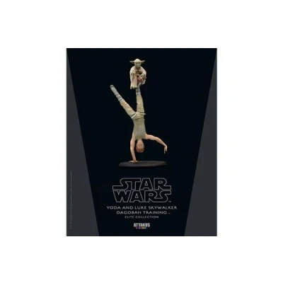 Afbeelding van Star Wars: Yoda and Luke Skywalker Dagobah Training 26 cm Statue