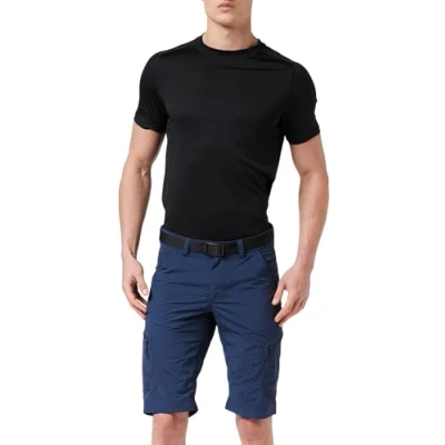 Afbeelding van Schöffel Silvaplana2 Shorts, veelzijdige wandelbroek met aparte riem, outdoor broek praktische zakken voor heren