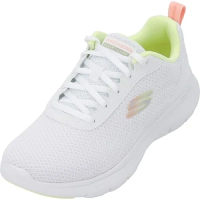 Afbeelding van Skechers Flex Appeal 5.0 Dames, Wit Mesh Multi Trim, 40 EU