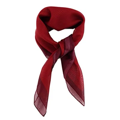 Afbeelding van TigerTie Fijne chiffon sjaal voor dames, effen, afmetingen: 58 x cm