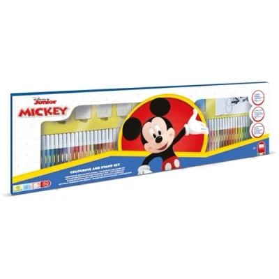 Afbeelding van Multiprint Kleurset Mickey Mouse 86 delig Geel