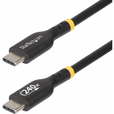 Afbeelding van StarTech COM 6ft USB C Oplaadkabel IF Certified kabel 240W PD EPR 2.0 Type Laptop (1.80 m, 2.0),
