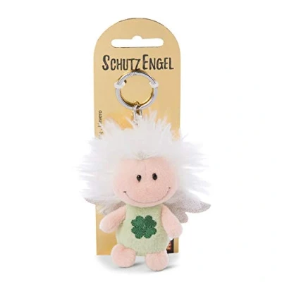 Afbeelding van Nici Sleutelhanger Beschermengel Junior 7 Cm Pluche Groen/beige