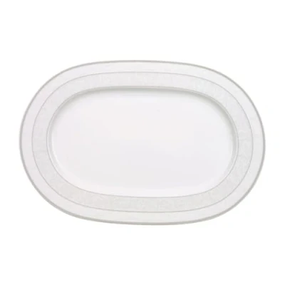 Afbeelding van Villeroy &amp; Boch Gray Pearl Serveerschaal Ovaal 35cm