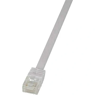 Afbeelding van LogiLink CF2071U RJ45 Netwerkkabel, patchkabel CAT 6 U/UTP 5.00 m Wit Zeer flexibel 1 stuk(s)