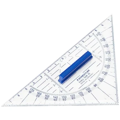 Image de Staedtler mars equerre géométrique hypothénuse 16 cm + poignée 568 36