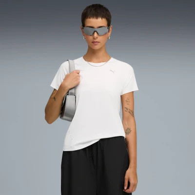 Afbeelding van RUN CLOUDSPUN T shirt voor Dames, Wit, Maat XXS PUMA