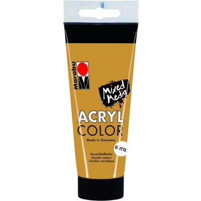 Afbeelding van Acrylcolor 100 ML Glitter goud
