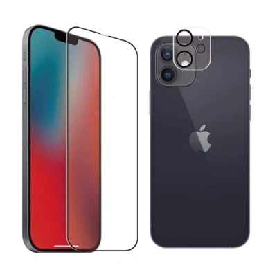 Afbeelding van Muvit, Camera Protector + Screen Pack Geschikt voor Apple iPhone 14 Plus Antibacteriële, Transparant