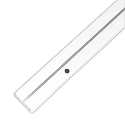Afbeelding van Bestlivings Gordijnrail tot 480 cm lengte, 1 3 loops (300 / loop), met accessoires, voor schuifgordijnen of plooiband