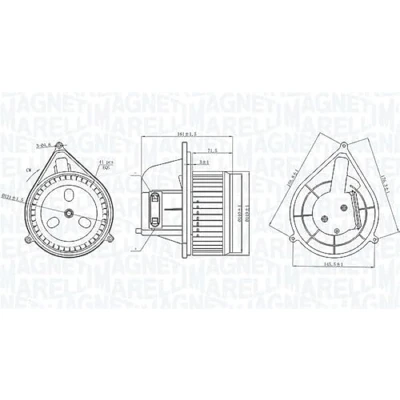 Afbeelding van Magneti Marelli Kachelventilator 069412206010