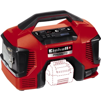 Afbeelding van Einhell Power X Change PRESSITO Solo Compressor 11 bar
