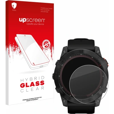 Afbeelding van upscreen Screenprotector voor Garmin Fenix 7X (51 mm) Folie Beschermfolie Beschermglas transparant