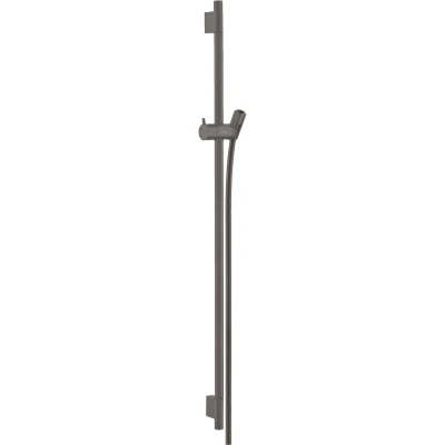 Afbeelding van Hansgrohe Unica UnicaS Puro glijstang 90cm m. Isiflex`B doucheslang 160cm brushed black chroom