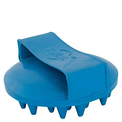 Image de Premiere Brosse pour Massage Et Brossage Caoutchouc Rond Épais Bleu One Size