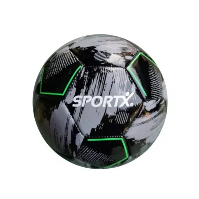 Afbeelding van SportX Voetbal Grey Black 330 350gr