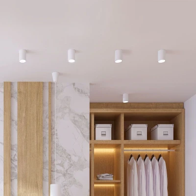 Afbeelding van V TAC VT 802 W LED spots opbouwarmaturen GU10 IP20 wit Modelnr: