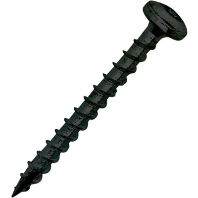 Afbeelding van Woodies Ultimate spaanplaatschroef 5x30mm cilinderkop T25 shield zwart 61650318 (Per 200 stuks)