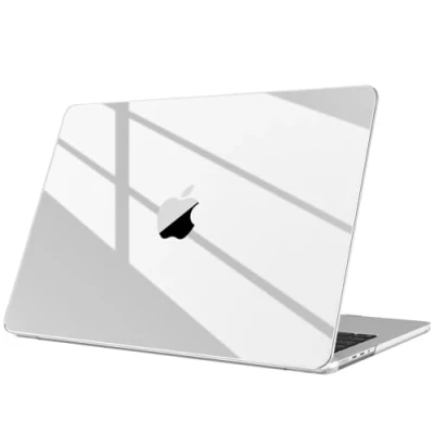 Afbeelding van Fintie Hoes compatibel met MacBook Pro 14 inch A2992 A2918 A2779 A2442 (2023 2021) M3 M2 M1 Pro/Max, verbeterde ultradunne hoes, inch, transparant