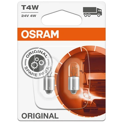 Afbeelding van Osram Gloeilamp 24V Original Line T4W, BA9s 2 Stuks