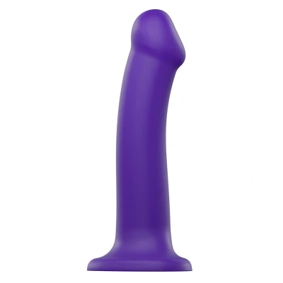 Afbeelding van Strap On Me Semi Realistische Dual Density Buigzame Dildo Paars L