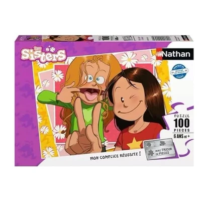 Afbeelding van Nathan Ma sister d&#039;amour Les Sisters Puzzel 100 stukjes