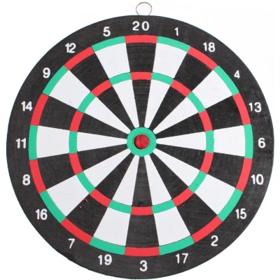 Afbeelding van Lifetime Dartbord 40,5 cm Tweezijdig Met 6 Darts