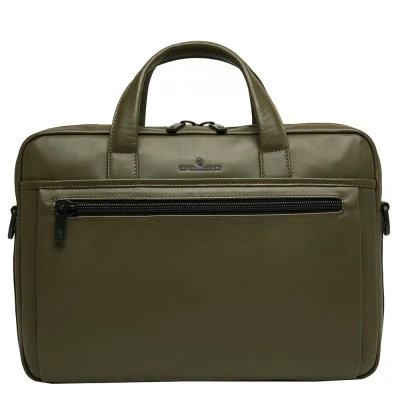 Afbeelding van Castelijn &amp; Beerens Nappa X Charlie Laptop / Tablet Tas 15.6&#039;&#039; dark millitary