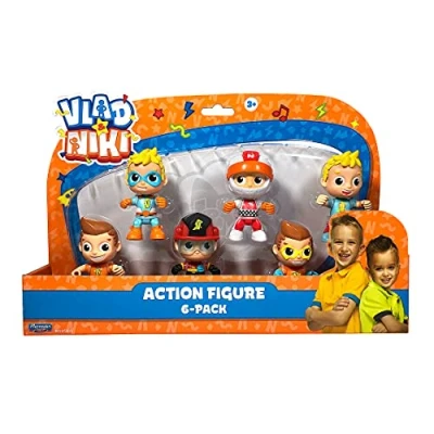 Afbeelding van BANDAI Vlad &amp; Niki Play P57626 beweegbare figuren met accessoires, meerkleurig, 6 stuks