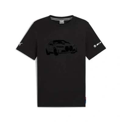 Afbeelding van BMW M Motorsport Essentials T shirt met print voor Heren, Zwart, Maat 3XL PUMA