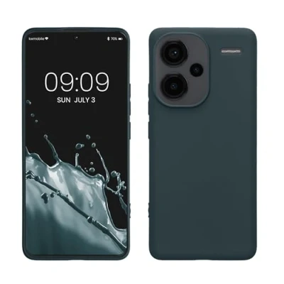Afbeelding van kwmobile telefoonhoesje geschikt voor Xiaomi Redmi Note 13 Pro+ 5G / Pro Plus Hoesje smartphone Back cover in leisteen
