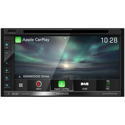 Image de Autoradio kenwood dnx5190dabs android auto via usb, car play bluetooth&amp;cd + dvd