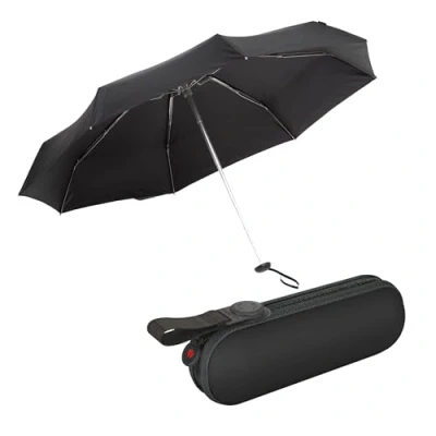 Afbeelding van Knirps 1 x zakparaplu, Black Superthin, Extravagant