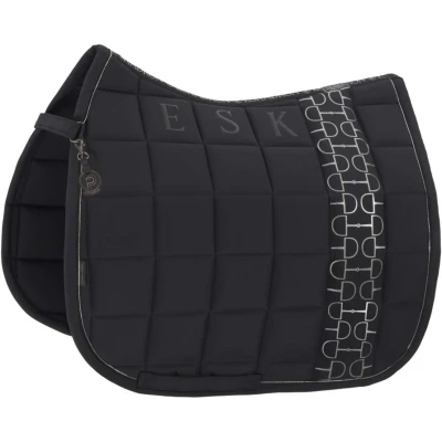 Afbeelding van Eskadron Zadeldek Big Square Softshell Platinum Zwart FULL DR