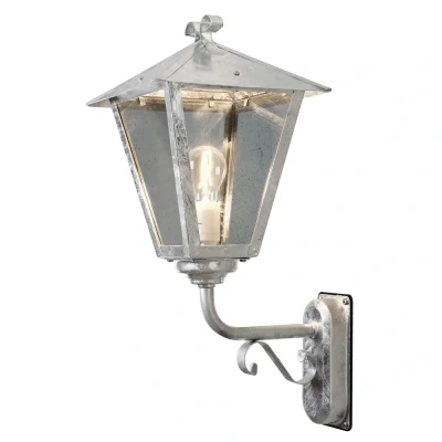 Afbeelding van Konstsmide Benu Up 434 320 Buitenlamp (wand) Spaarlamp, LED E27 100 W Staal