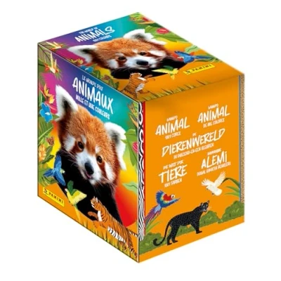 Afbeelding van Panini Animaux 2025 Boîte de 36 Pochettes, 004904BOX36F