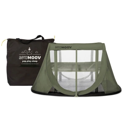 Afbeelding van AeroMoov Reisbedje Opgezet in 2s Green Moss