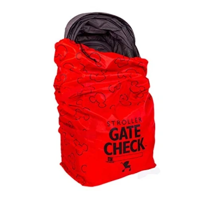 Image de Disney Baby by J.L. Childress Gate Check Sac de voyage pour poussette simple et double Rouge